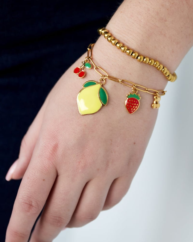 Lieveheersbeestje armband