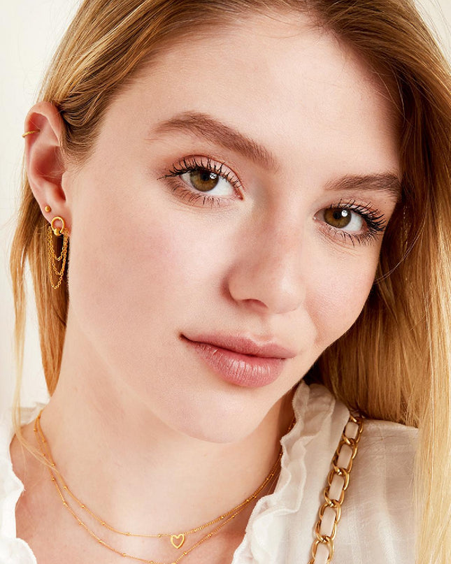 Minimalistische ketting hart Goud kleur Stainless Steel