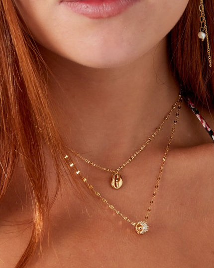 schakelketting met schelp