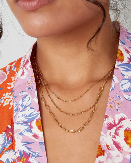 schakelketting drie dubbel