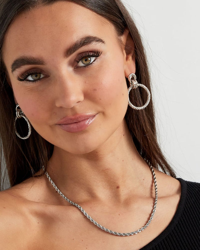 Unisex ketting gedraaid - Goud kleur-4.5MM