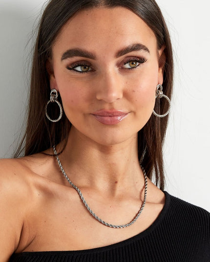 Unisex ketting gedraaid - Goud kleur-4.5MM