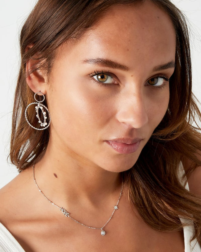 bolletjes ketting met hope en hangers