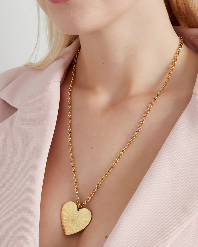 lange ketting groot hart