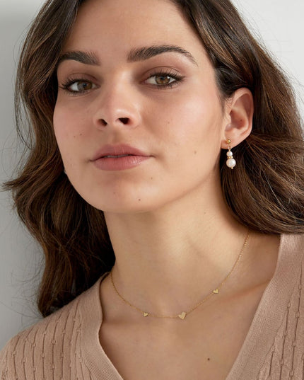 klasssieke ketting met hartjes