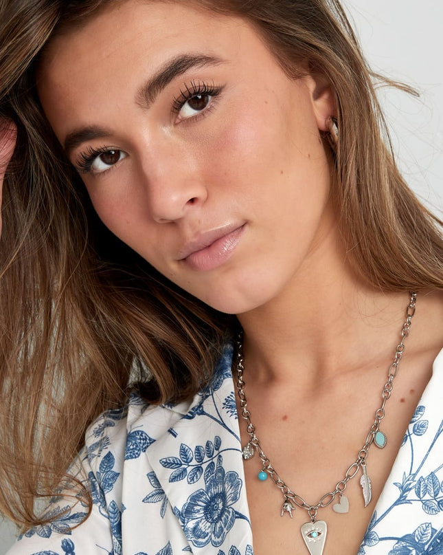 bedel ketting met vrolijke bedels