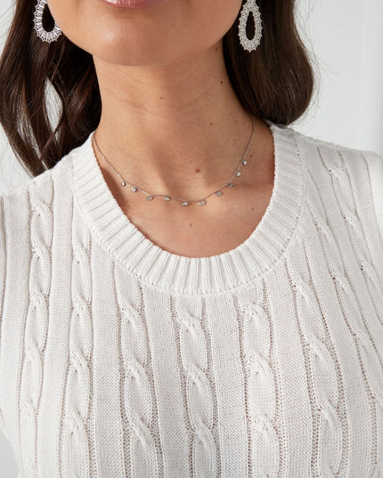 klassieke ketting met schelp bedels