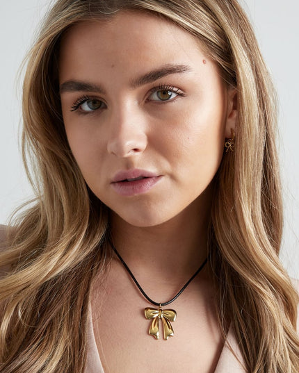 touw ketting grote strik