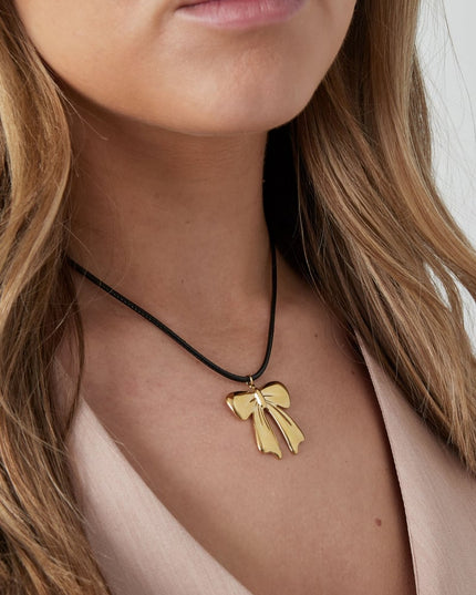 touw ketting grote strik