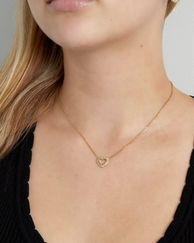 diamant hart ketting