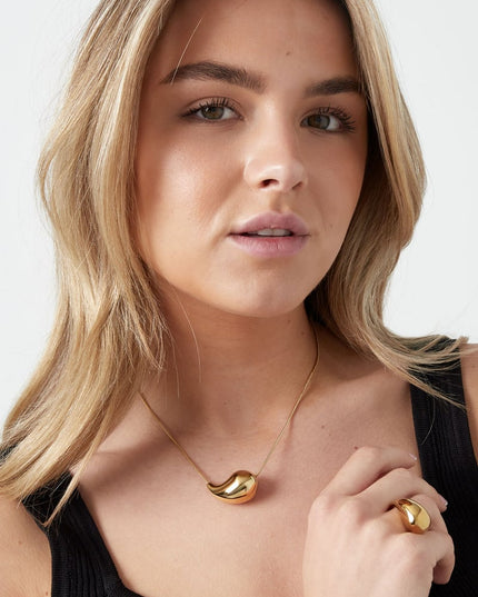 simpele ketting met druppel