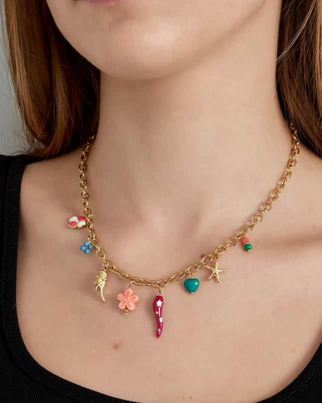 festive beads ketting