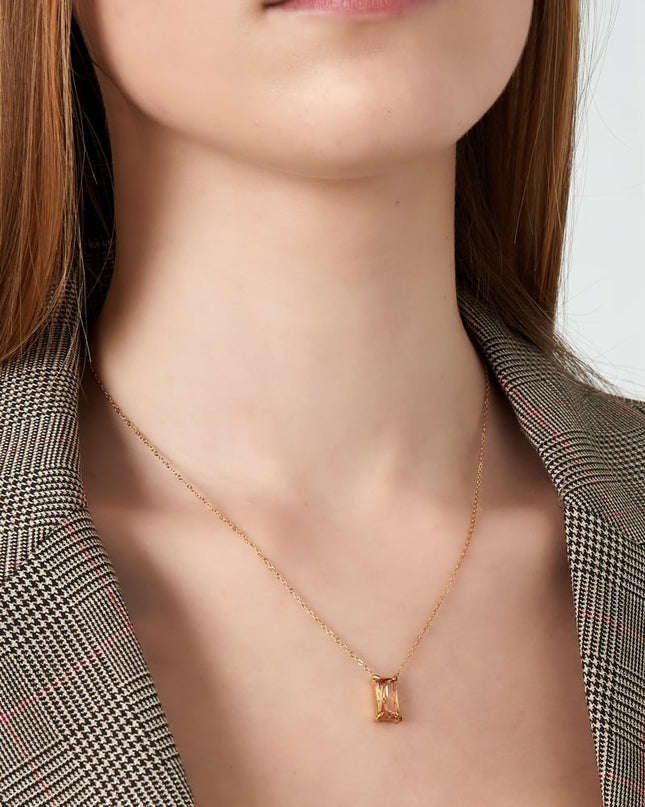 sleek sparkle ketting - roze &