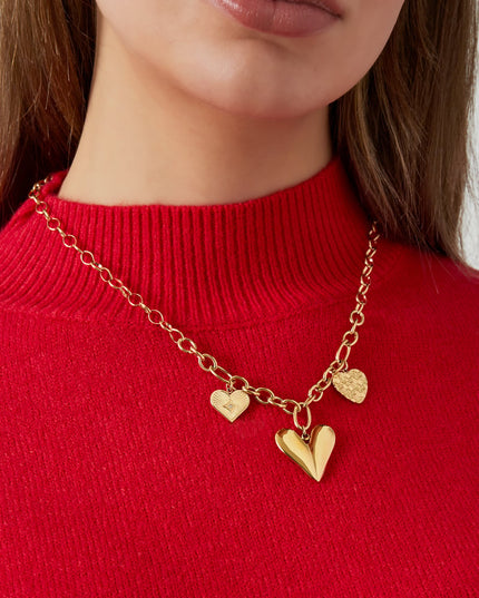 triple heart ketting