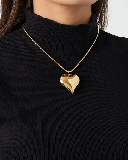 bold heart ketting