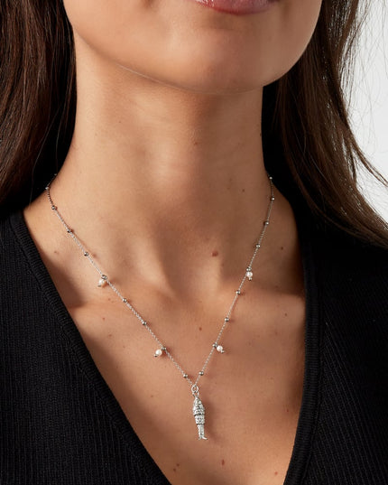 Basis ketting met vis - Zilverkleur