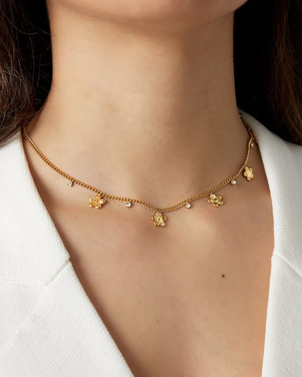 gleaming flower ketting