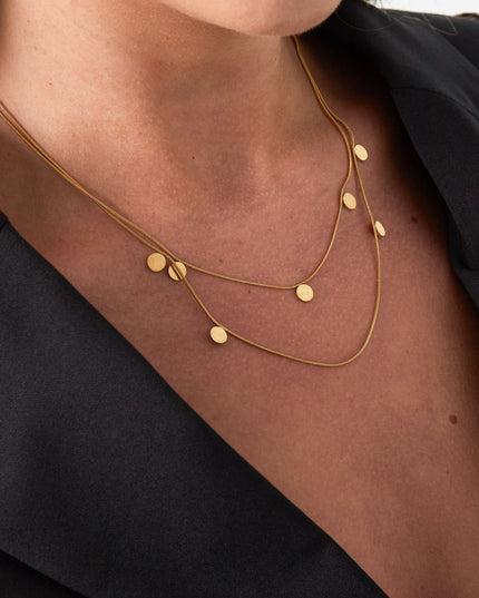 Dubbele ketting munten