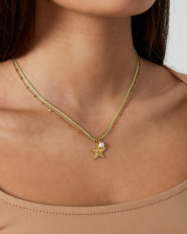 ketting zeester parel