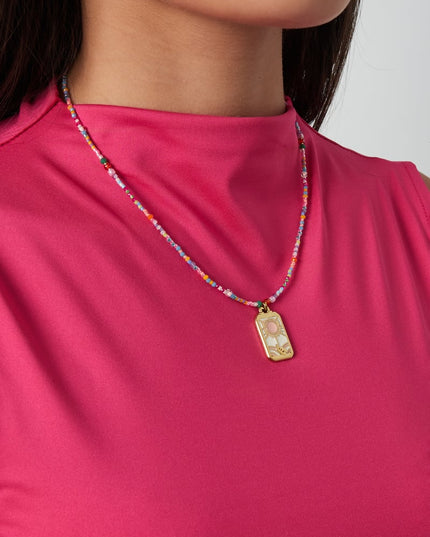 Kleurrijke sunshine ketting - Multi