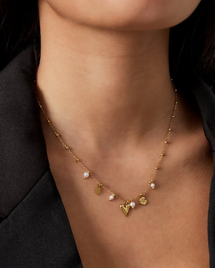 Lucky Girl Necklace - Gold kleur