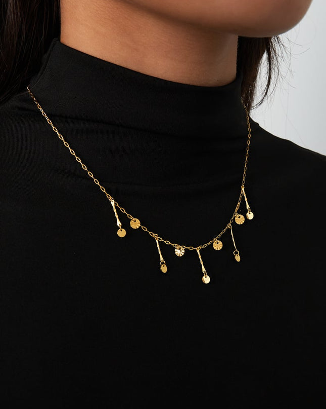 Golden Glimmer Necklace - Gold kleur