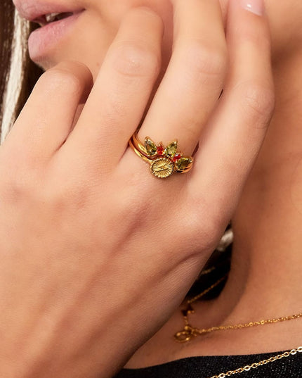 Ring stralende donder Zilver Stainless Steel 16