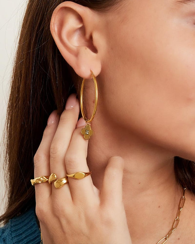 Roestvrij stalen zegelring Goud kleur Stainless Steel 15