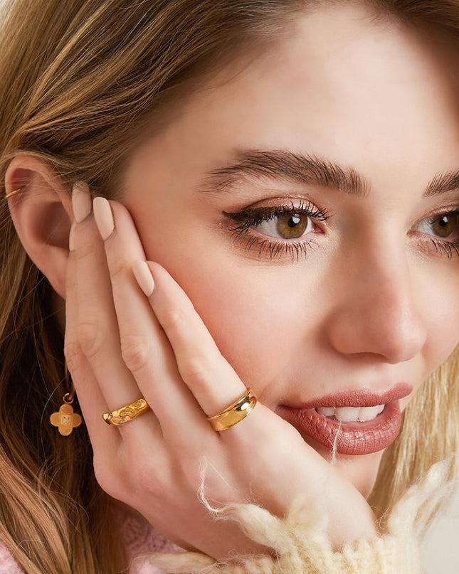 Roestvrij stalen ring Goud kleur Stainless Steel 15