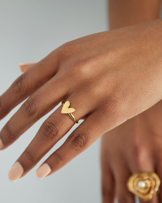 klassieke liefdes ring