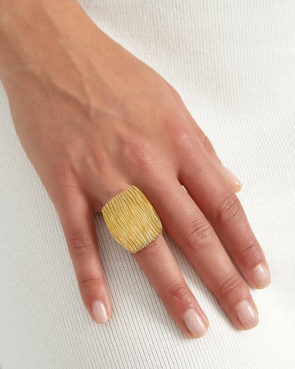 gestructureerd vierkante ring