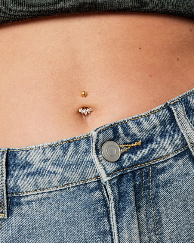 navel piercing twinkle belly