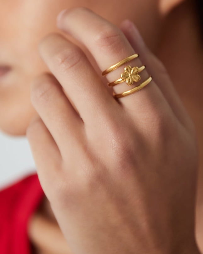 flower stack ring
