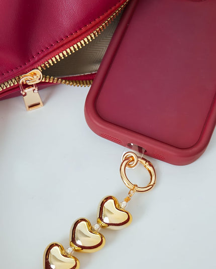 pendant hearts and pearls