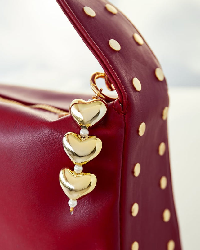 pendant hearts and pearls