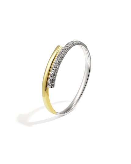 Elegant All-Fit Rhinestone Bangle for Daily Wear