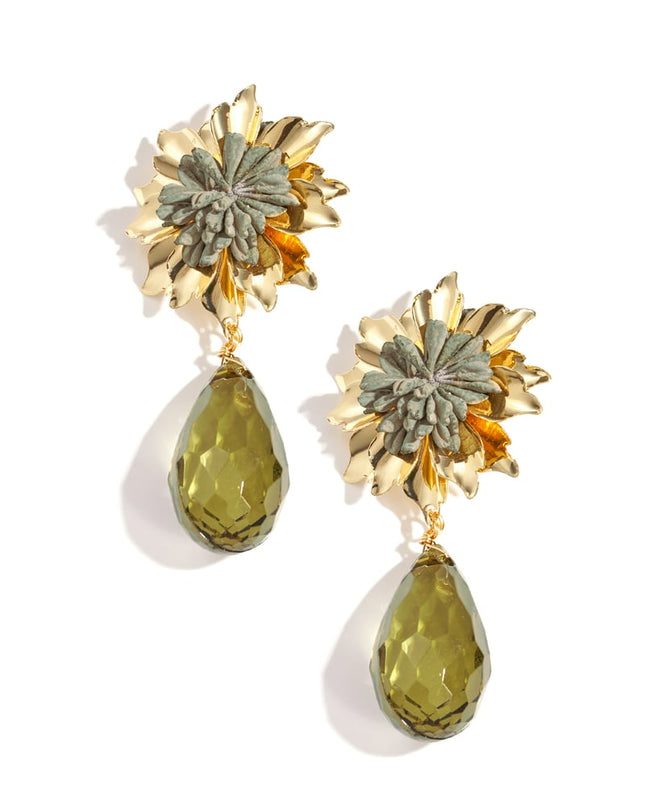 Oorbellen met bloemen, vakantie, bijeenkomst/feest, luxe serie, damessieraden