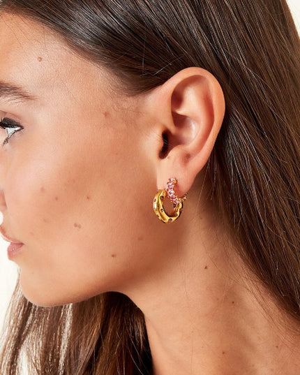 Oorbellen In Style Goud kleur Koper