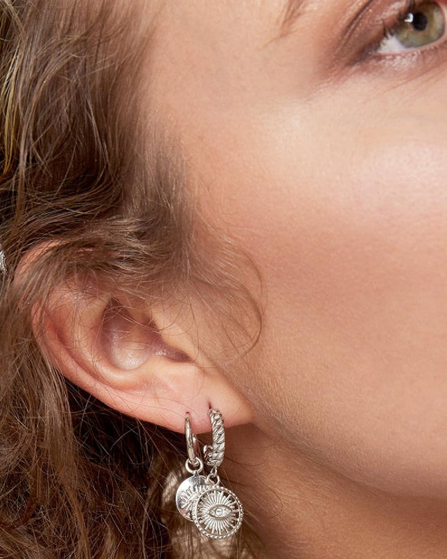 Oorbellen Overload Zilver Stainless Steel