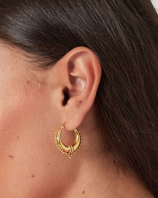 Oorbellen Saraswati Goud kleur Stainless Steel