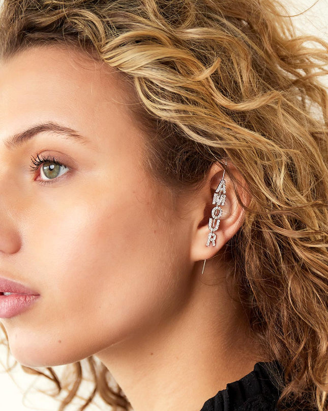 Ear Crawler Amour Goud kleur Koper