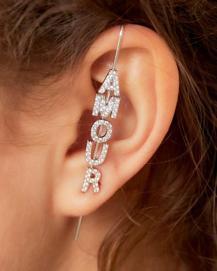 Ear Crawler Amour Goud kleur Koper