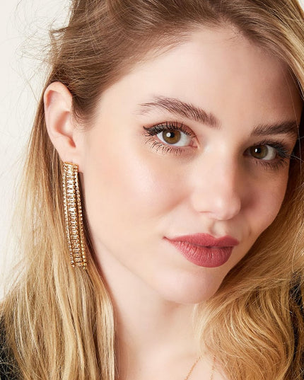 RVS oorbellen Shimmer Zilver Stainless Steel