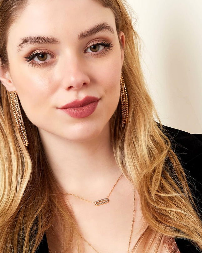 RVS oorbellen Shimmer Zilver Stainless Steel