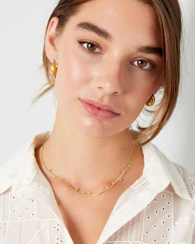 grove halve maan mini oorbellen