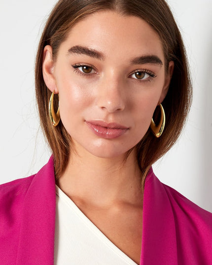 grote gouden oorbellen druppel