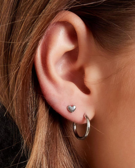 Creolen simpel M Goud kleur Stainless Steel