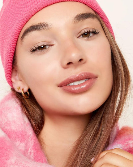 Creolen simpel L Goud kleur Stainless Steel