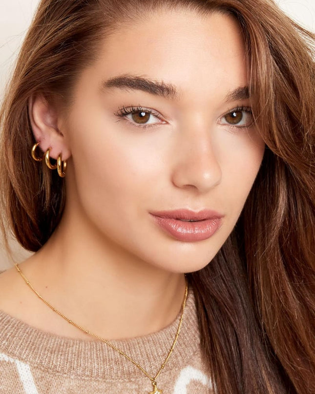 Creolen simpel S Zilver Stainless Steel