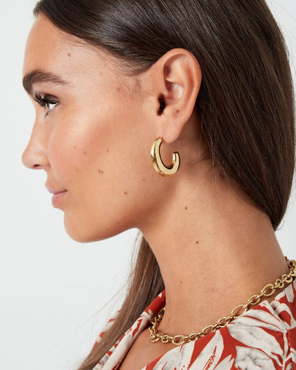 oorbellen classy halve maan